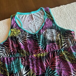 Women’s Tropical Leaf Print Chemise